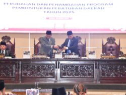 DPRD Prov.Sumsel Sepakati Delapan Raperda Pada Perubahan Propemperda 2025