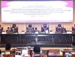 DPRD Prov.Sumsel Sampaikan Rekomendasi Dan Menyetujui LKPJ Gubernur TA 2024